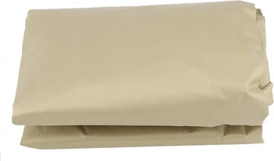 Tafelkleed Buiten - Beschermhoes Rond - Terrasmeubilair Beschermen - Winddicht Elastisch - 60 Inch Diameter - Beige