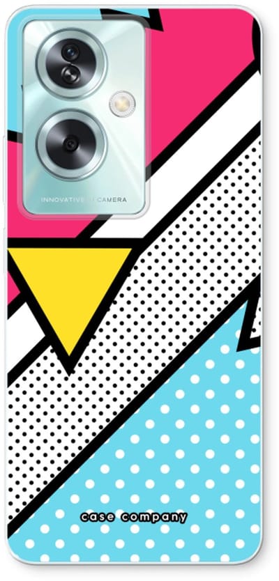 Case Company® - Hoesje geschikt voor Oppo A79 hoesje - Pop Art #3 - Soft Cover Telefoonhoesje - Bescherming aan alle Kanten en Schermrand