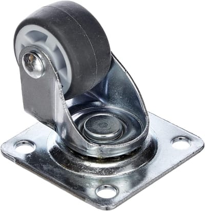 Wiel Zwenkwiel 25 x 13 mm GL 2K Grijs Voor Parket en DIY