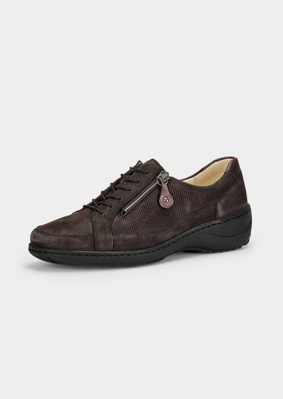 Lage schoenen met rits - bruin - Gr. 36 van Goldner Fashion