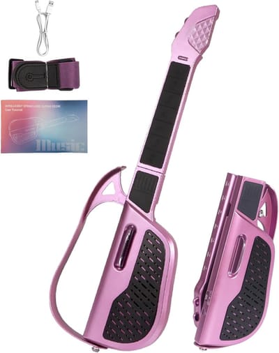 Kinder Gitaar - Muziekinstrument voor kinderen - Muziekles thuis - Snaarloos ontwerp - 37 cm - Paars