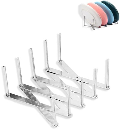 Dailygoods- Schoteldroogrek Verstelbaar - Roestvrij Stalen Afdruiprek - Opvouwbaar - Telescopisch - Vaatdroger - 13 cm Grootte - Afwasdroger