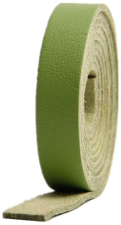 Dailygoods - Lederen band, 10 m x 5 mm, platte lederen riem, PU lederen koord, lederen band, lederen band, kunstlederen band, om te knutselen, doe-het-zelf accessoires voor schouderriem, portefeuille