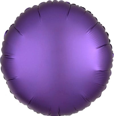 Folieballon Paars, 40cm kindercrea