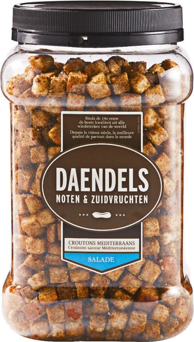 Daendels Salade crouton mediterraans - Fles 700 gram