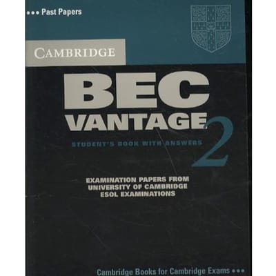 Cambridge Bec Vantage 2 Student's Book With Answers - Cambridge ESOL