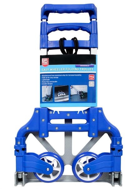 Inklapbare Dolly Trolley met Telescoopsteel en 70KG Draagvermogen