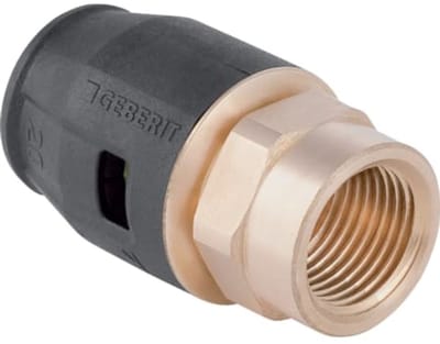 Geberit PushFit overgang met binnendraad, DN 12 / 20, 650.542.00.1