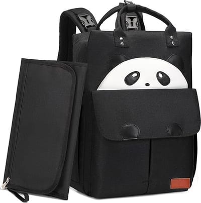 Luierrugzak rugzak luiertas panda baby luiertas waterdicht grote capaciteit babytas reistas met aankleedkussen en kinderwagenriemen voor mama en papa