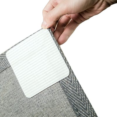 VHV - Tapijtgripper - Antislip Tapijt - 4 stuks - Kleedgripper - Hoekgripper Voor Vloerkleed - Antislip Pads Voor Harde Vloer - Woonkamer Hal