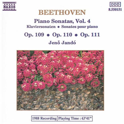 Jeno Jandó - Beethoven: Piano Sonatas 4 (CD)