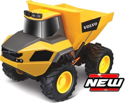Maisto Volvo Rock Hauler - Modelauto - Schaal 12" - Geel/Zwart