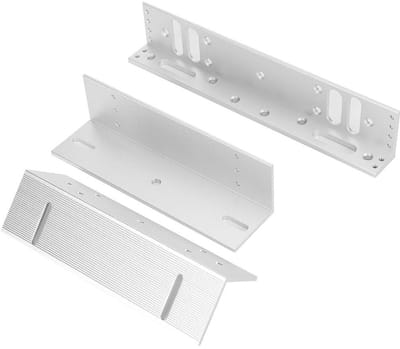 Dailygoods- Slotmontage - LZ-montagebeugel - Aluminiumlegering - Voor houten deuren - Veiligheidsdeuren - Branddeuren - 280 kg/617,3 lb capaciteit - Deurslot