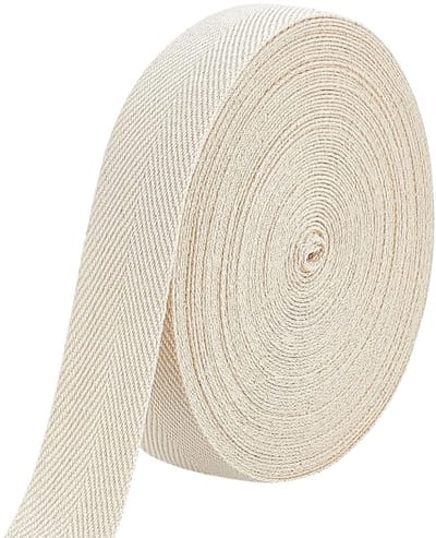 Dailygoods- Biaisbindband 32 mm x 15 m - Katoenen Keperstof - Naaien/Quilten - Cadeauverpakking - Decoratieve Randen - Ademend en Machinewasbaar - Katoenen Lint