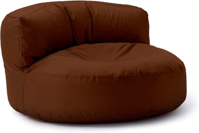 LUMALAND Beanbag Lounge: Zitzak voor uw goedgevulde sit-in | Ontdek modern, knuffelbaar design & relax in stijl in- & outdoor I Met aanpasbare EPS vulling | 90 x 50 cm