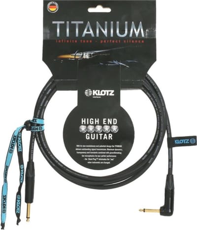 Klotz TI-0600PR Titanium instrumentkabel 6 m - Instrumentenkabel