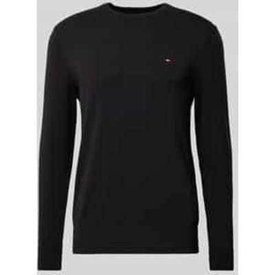Gebreide pullover met logostitching