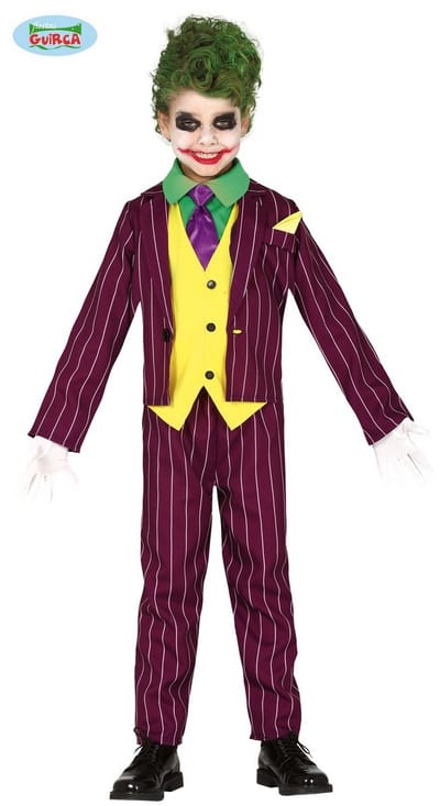 Fiestas Guirca - Crazy Villain kind (5-6 jaar) - Carnavalskleding - Carnaval - carnavalskleding 2027 - Carnaval kostuum