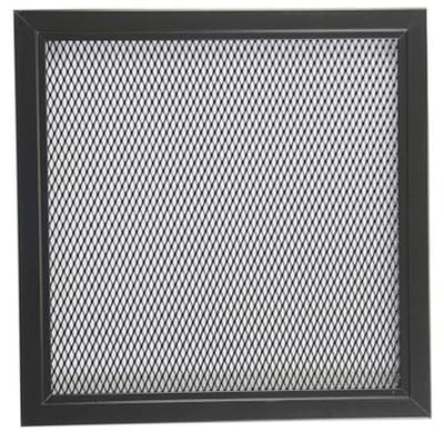 Geperforeerd Aluminium Ventilatierooster 30x30 cm - Zwart voor Binnen en Buiten