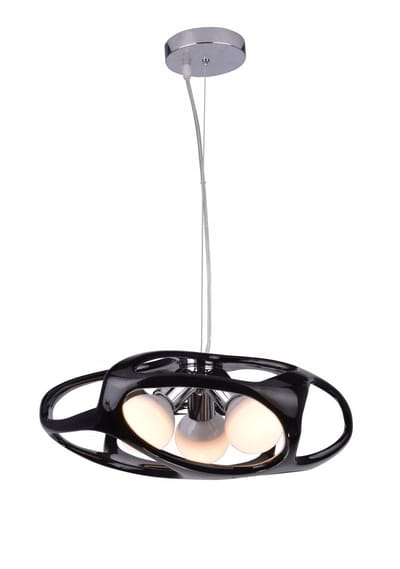 Amano Hanglamp 3xE27 Zwart Chroom - Stijlvol Design