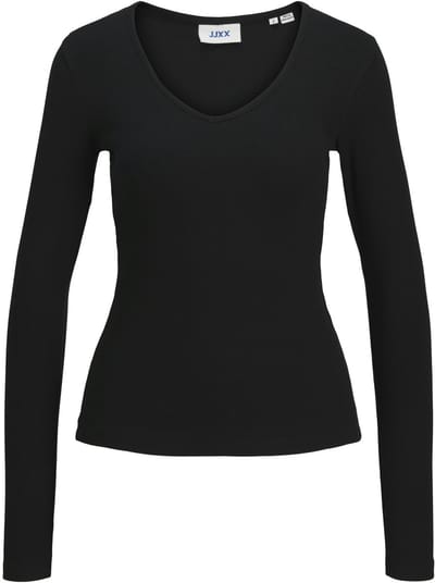 JJXX - Dames t-shirt - Maat M - Vrouwen - ZWART - katoen