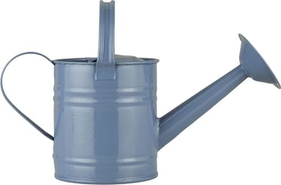 Gieter waterkan met schenktuit 08 liter metaal blauw - Ib Laursen - landelijke stijl - tuindecoratie Watering Can