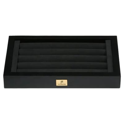 Yehwang- Display 20 Ringen - Zwart & Goud kleur - Polyester