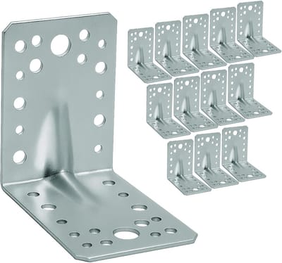 Versterkte hoekbeugels 90 x 90 x 65 x 2,5 mm - Zware montagehoek voor stabiele verbindingen