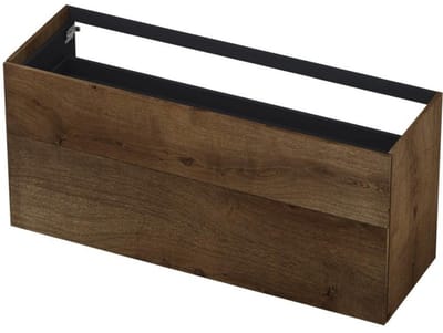 INK - Onderkast 2 Laden Push To Bestaande Uit: - 1400x450x650 Mm - Chocolate Fineer