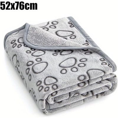 1 Stuks Huisdieren Deken Zacht Pluizig Schattig Cartoon Patroon Huisdier Hond Deken Warm En Comfortabel Dekens Geschikt Voor Katten En Honden S