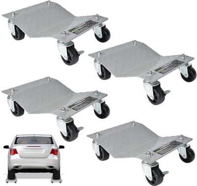 Draagbare manoeuvreerhulp voor personenauto's - 4 stuks, tot 1000 kg