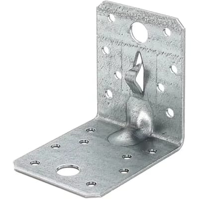 Alberts Hoekanker - Sendzimir Verzinkt Staal - Versterkt Rib - 70x70x55mm