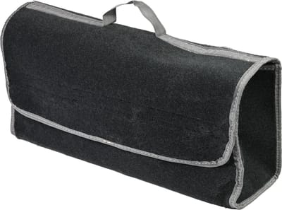 Benson Kofferbak organizer - groot hoofdvak - klittenband - zwart/grijs - 50 x 16 x 23 cm