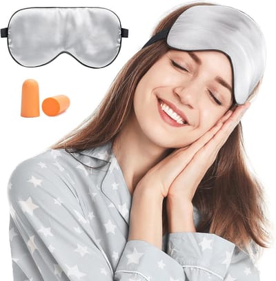 Slaapmasker - 100% Zijde - Comfortabel en Ademend - Ideaal voor Thuis en Reizen - ShopVlot