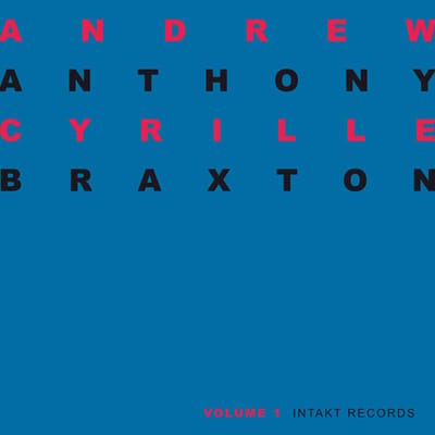 Andrew Cyrille & Anthony Braxton - Duo Palindrome 2002 Volume 1 (CD)