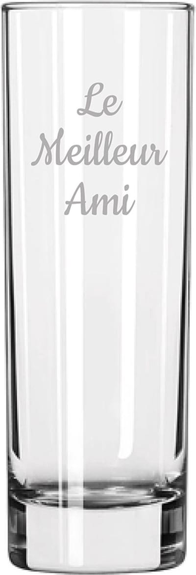 Longdrinkglas gegraveerd - 22cl - Le Meilleur Ami