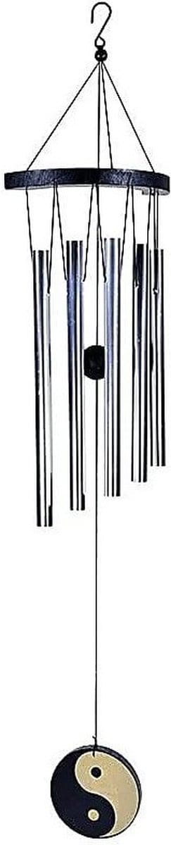 Windorgel - Windgong - Yin Yang - vijf buizen - 35 - Hout - Aluminium