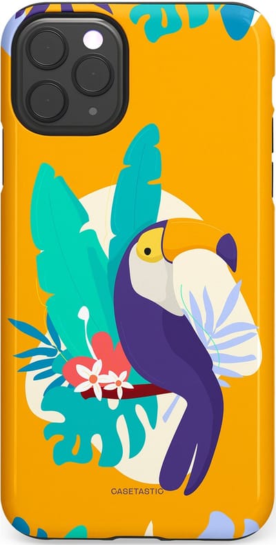 Casetastic Hoesje Geschikt voor Apple iPhone 11 Pro Max - Stijlvolle Beschermende Duo-layer Case - Toeceaan