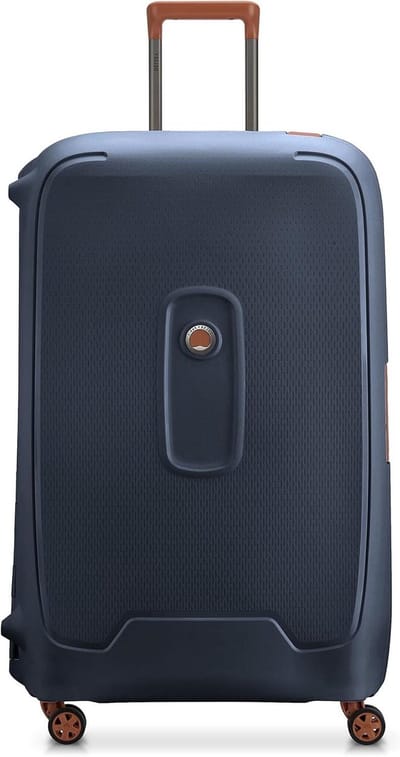 Grote Koffer - Reiskoffer Hardcase - Veilig Reizen - Recycled Materiaal - 82 cm - Ink Blue