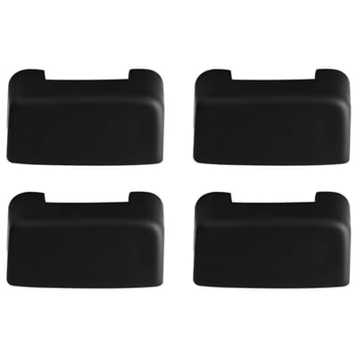Dailygoods- Achterbank Slide Rail Plug - Bescherming - Anti Kick - Zacht - Geschikt voor Te/s*la Model 3/Y - 4 Stuks - ABS Materiaal - Railplug