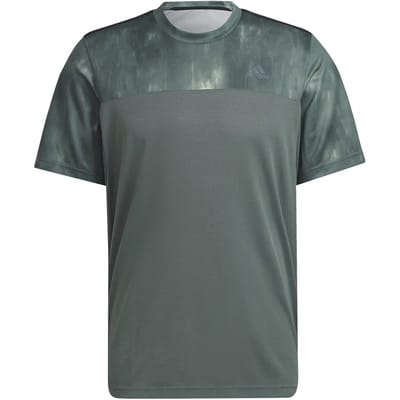 Trainingsshirt met krijtprint adidas Aeroready