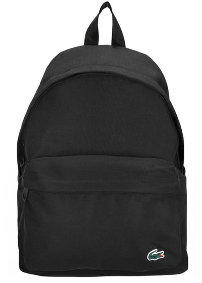 LACOSTE vrijetijdsrugzak rugzak met laptopvak Crocodelle Backpack Noir zwart