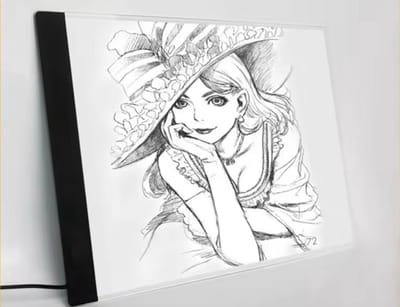 New Age Devi - Ultra-dunne A4 formaat draagbare USB LED Artcraft tracering lichtbak - helderheidsregeling voor kunstenaars - tekenen schetsen animatie en X-ray bekijken