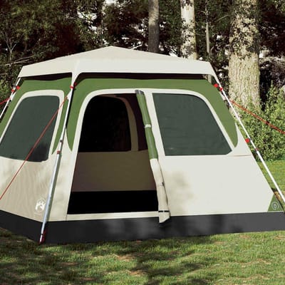 Familietent Koepel - Kampeertent Outdoor - Outdoor Avontuur - Snel Opzet Systeem - 6 Personen - Groen
