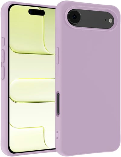 Hoesje - Geschikt voor Apple iPhone Air - Sterk & Shockproof - Hoes Cover - Siliconen Case - Telefoonhoesjes - Lila