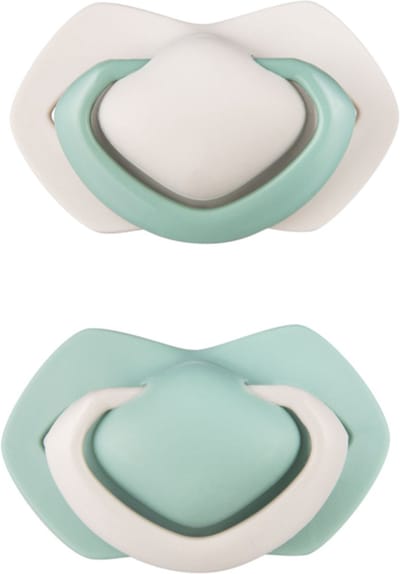 Canpol Babies PURE COLOR Set symmetrische siliconen fopspenen -2 stuks | 0-6 maanden