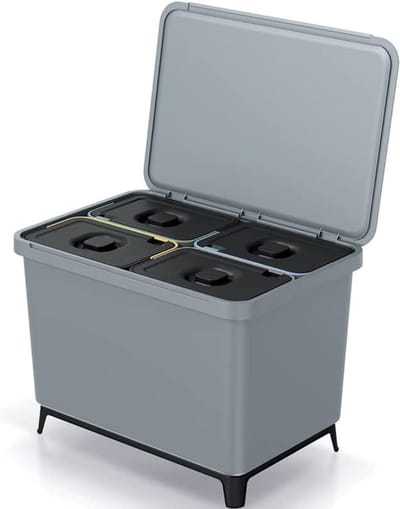 ApexArte® Prullenbak op Pootjes - Afvalemmer - Afvalbak - 40L