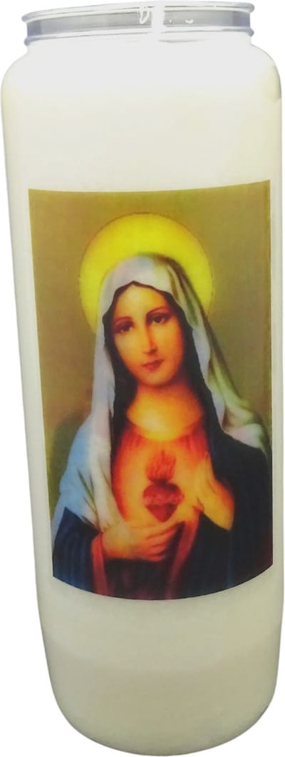 Noveenkaars Heilige Vrouw 020 - 9 dagen brander (5 stuks)