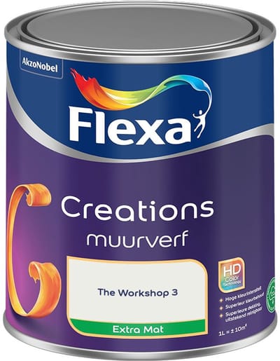 Flexa - Creations Muurverf Extra Mat - The Workshop 3 - Mengverf - 1 L
