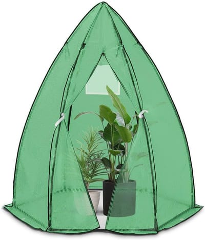 Foliekas 160x160x180 cm - Waterdichte Winterkas voor Balkon en Tuin - Ruimtebesparend en UV-bestendig